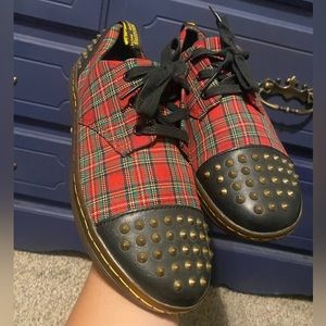 Plaid Studded Docs